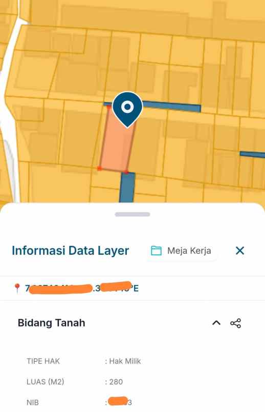 dijual tanah tahunan