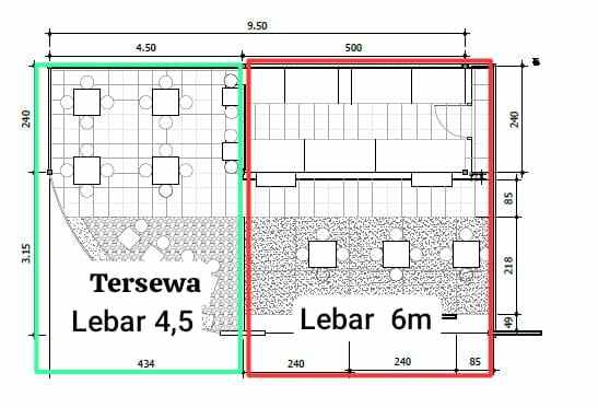 disewakan ruko gudang kantor raya kupang baru