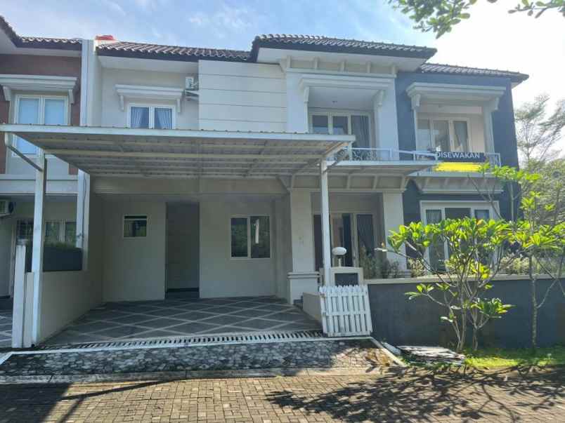 disewakan rumah full furnish graha candi golf jangli