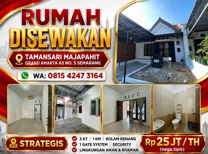 disewakan rumah tamansari majapahit
