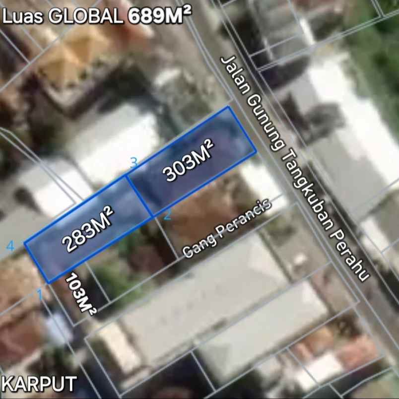 disewakan tanah padangsambian klod