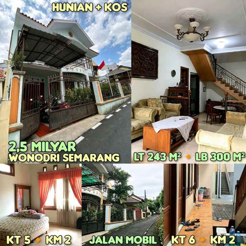 hunian dan kost di wonodri semarang