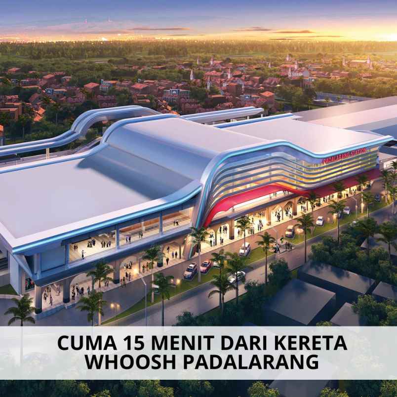 jual tanah strategis dekat stasiun kereta cepat
