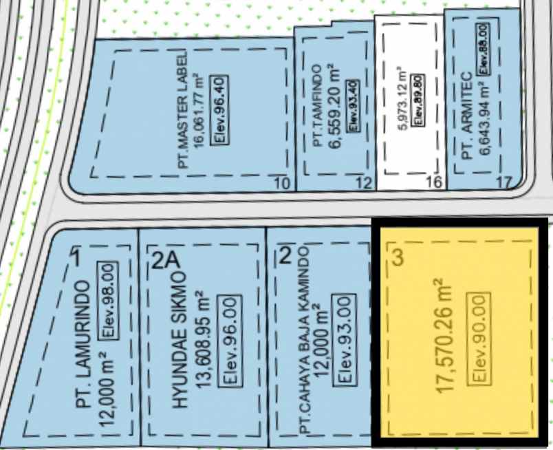 kavling industri karawang barat 1 7 hektar