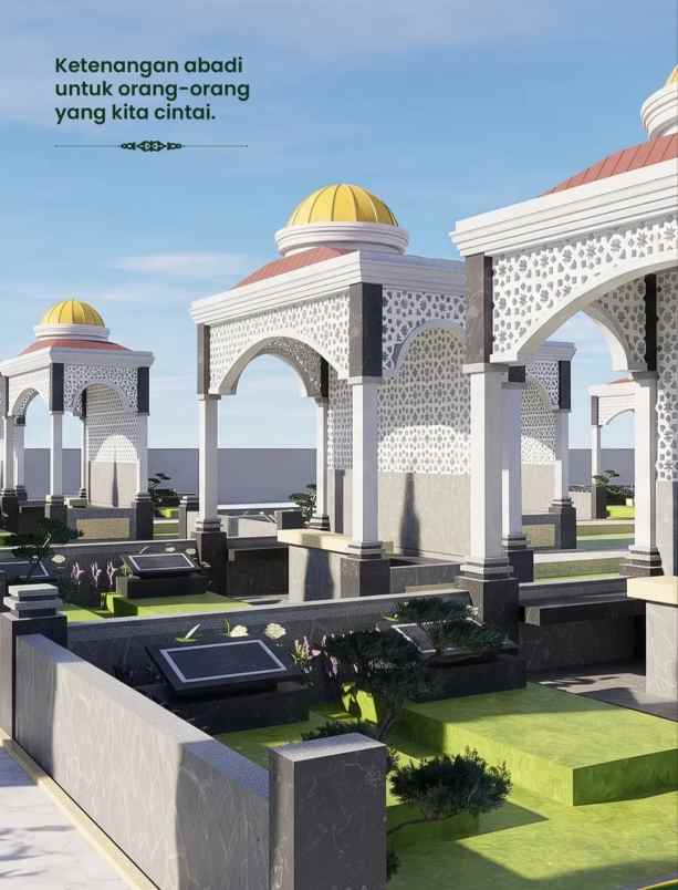 kavling makam islami nuansa turki di banten