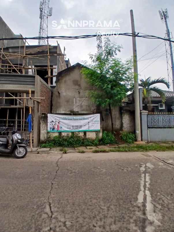 kavling siap bangun dekat tol limo di meruyung depok