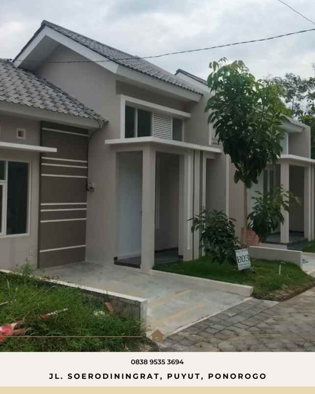 perumahan di ponorogo perumahan syariah harga 250jt