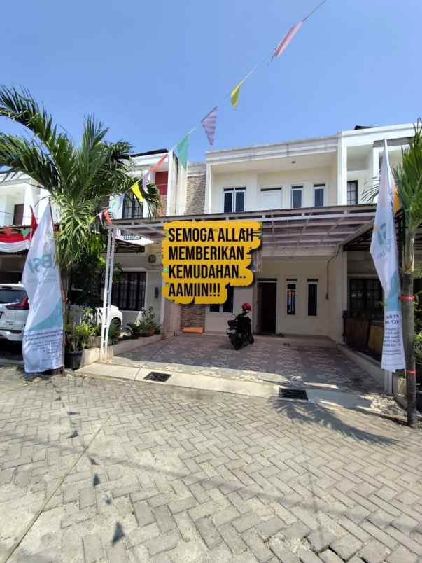 rumah 2 lantai readystok cluster dekat stasiun tambun