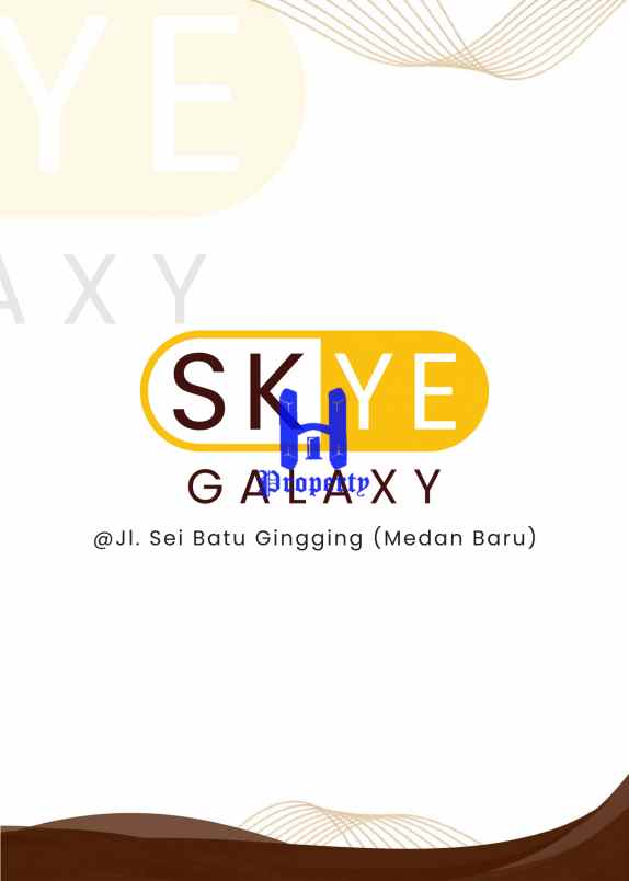 rumah baru di komplek skye galaxy daerah medan baru