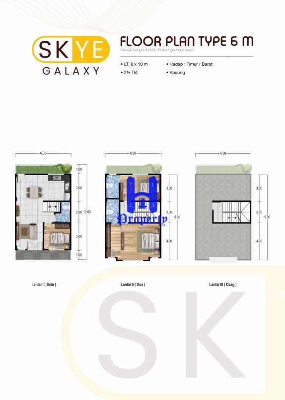 rumah baru di komplek skye galaxy daerah medan baru
