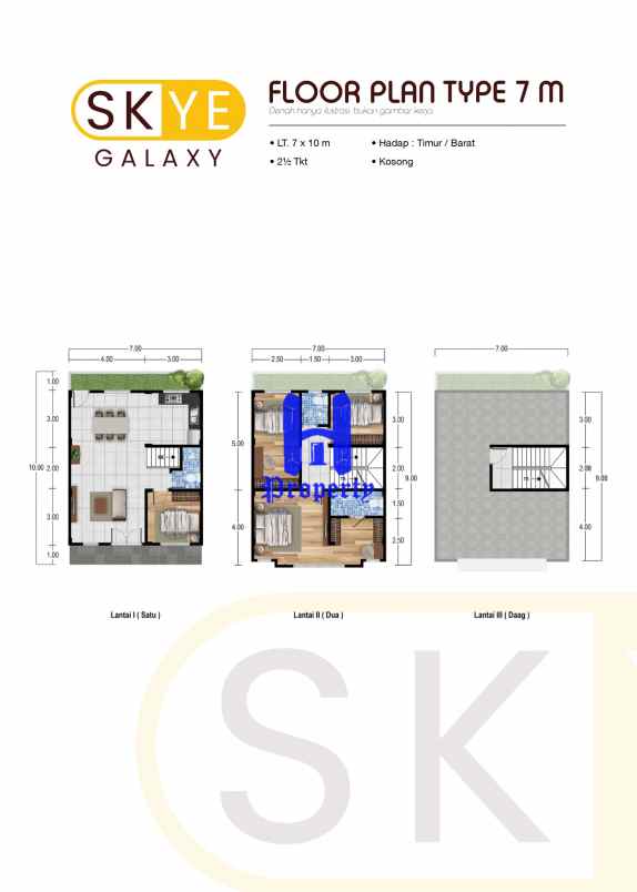 rumah baru di komplek skye galaxy daerah medan baru