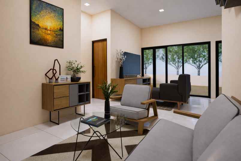 rumah baru tanah luas di prambanan langka di kelasnya