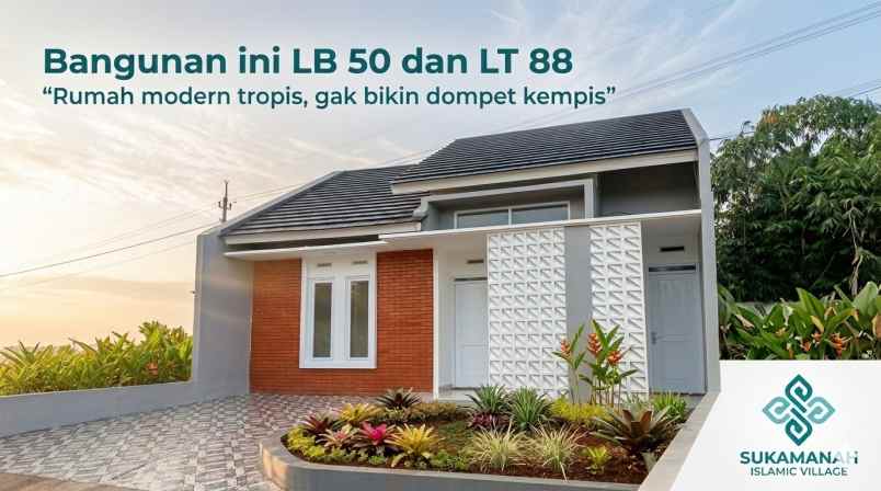 rumah cicilan 2 juta setengahan flat di purwakarta