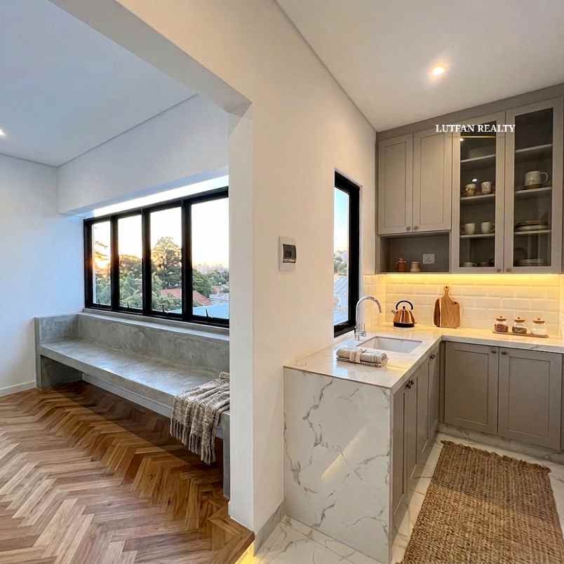 rumah cluster modern minimalis dekat ke kavling polri