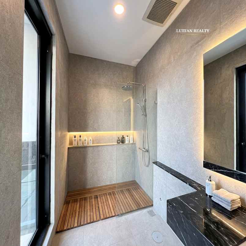 rumah cluster modern minimalis dekat ke kavling polri