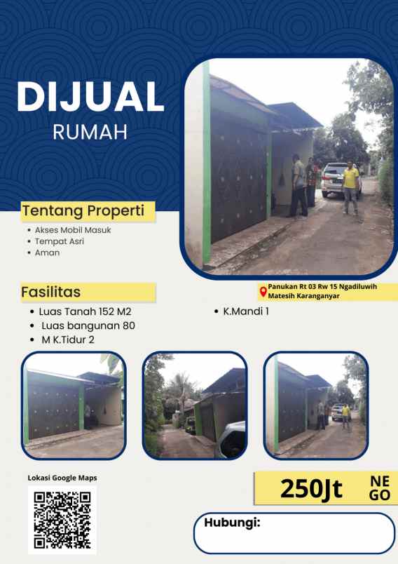 rumah di matesih asri nyaman