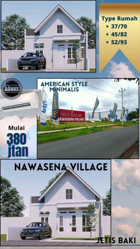 rumah gaya eropa di jetis baki sukoharjo