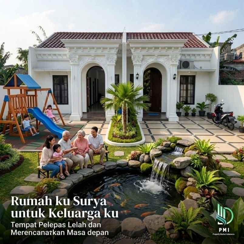 rumah mewah 1 lantai dekat kawasan grand depok city