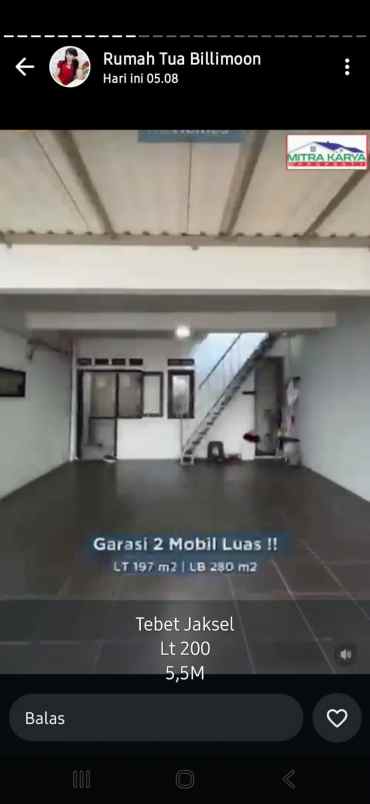 rumah mewah 2 lantai tebet barat dalam jakarta selatan
