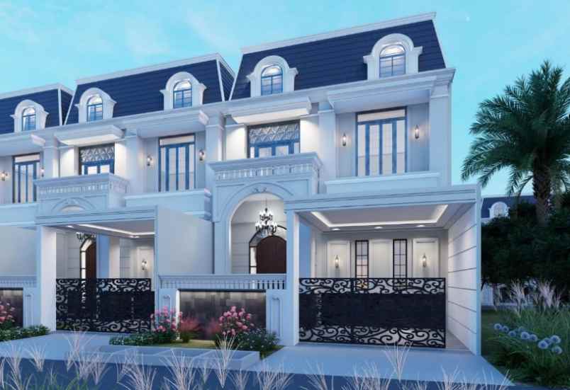 rumah mewah di jl lobak villa istana bunga lobak