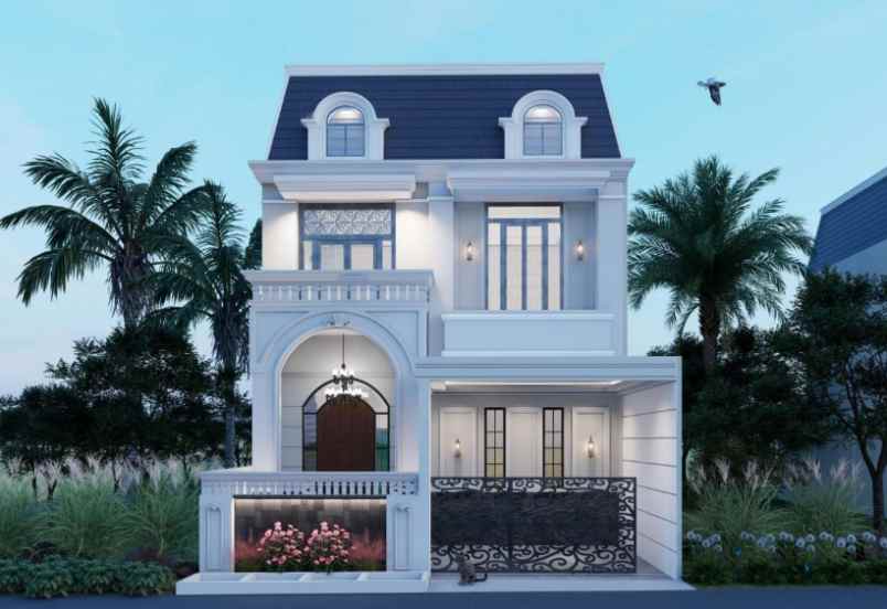 rumah mewah di jl lobak villa istana bunga lobak