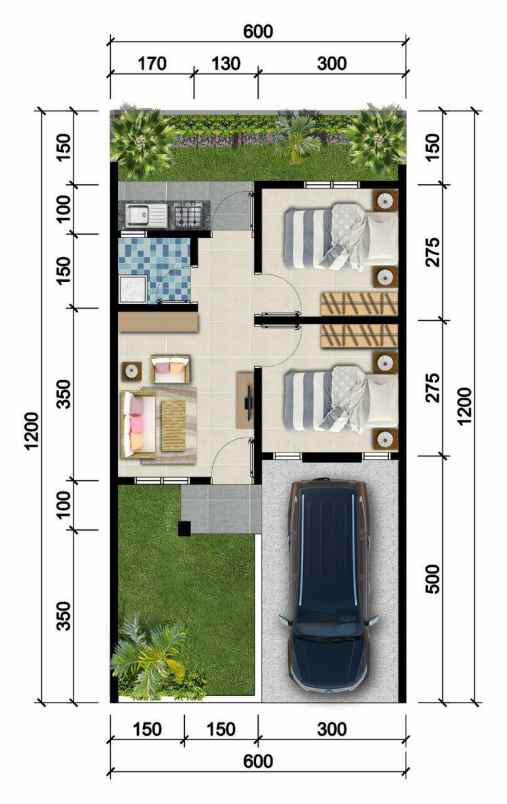 rumah nol jalan lokasi strategis sukodno sidoarjo