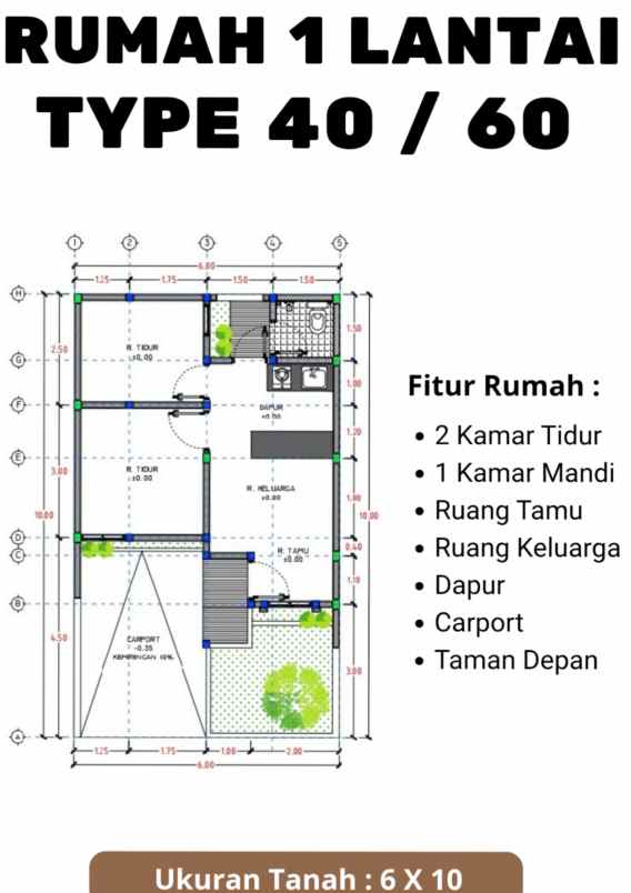 rumah pakis bebas banjir