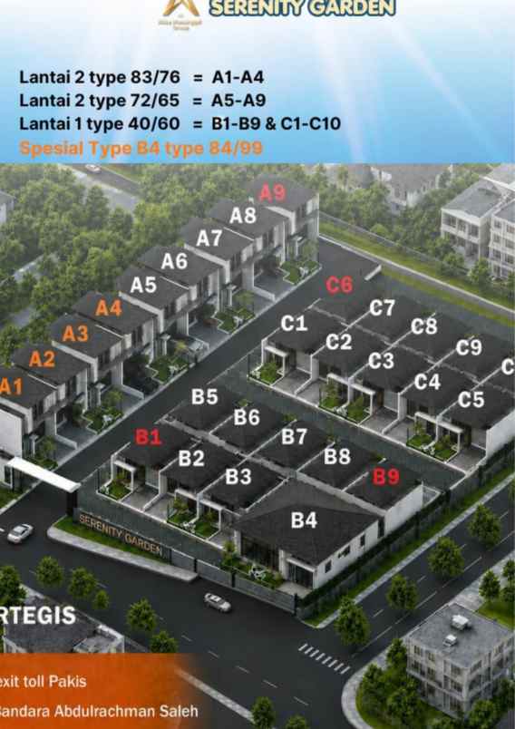 rumah pakis bebas banjir
