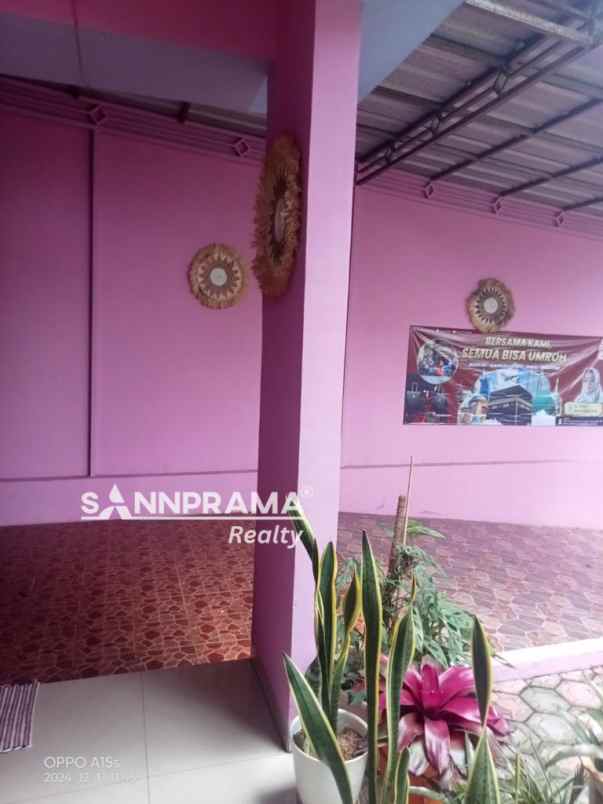 rumah pink tanah luas jatimulya depok ash