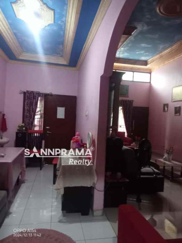 rumah pink tanah luas jatimulya depok ash