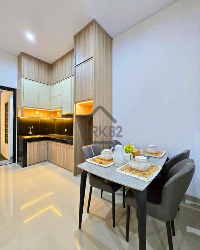 rumah scandinavian dekat stasiun lenteng agung jakarta