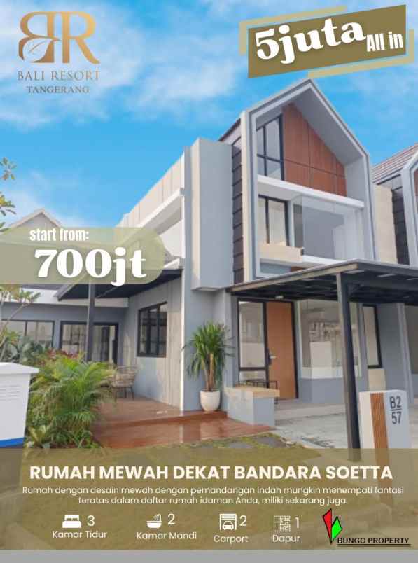 rumah sultan bali resort tangerang readystock