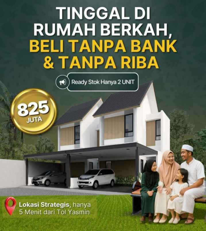 rumah tanpa bank di bogor barat