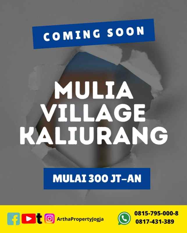 rumah termurah di sleman pakem kaliurang 300 jutaan