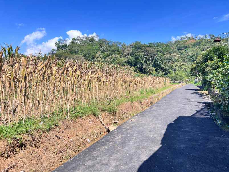 tanah 1285m cocok untuk villa dekat sungai pegunungan