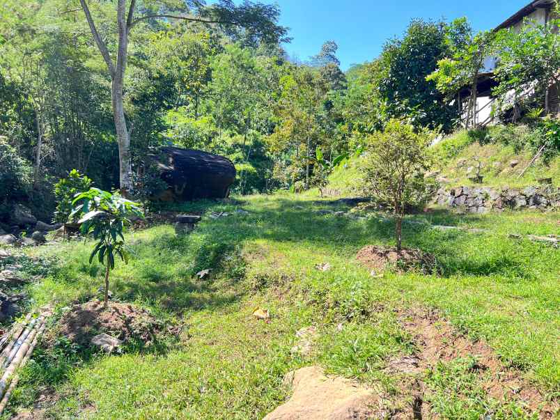 tanah 1285m cocok untuk villa dekat sungai pegunungan