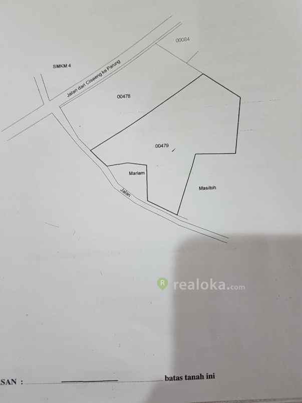 tanah ciseeng parung