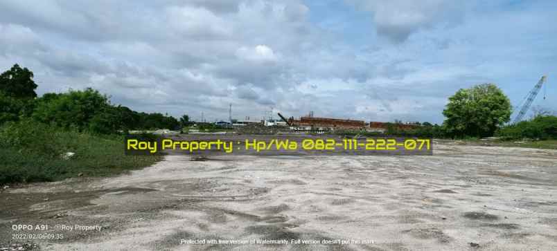 tanah jl akses marunda