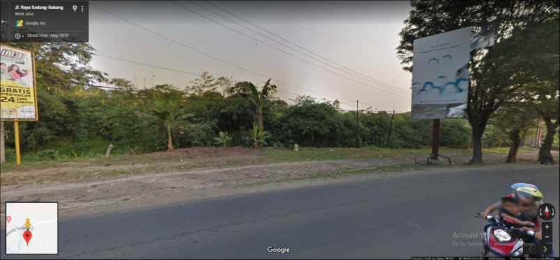tanah jl raya sadang subang