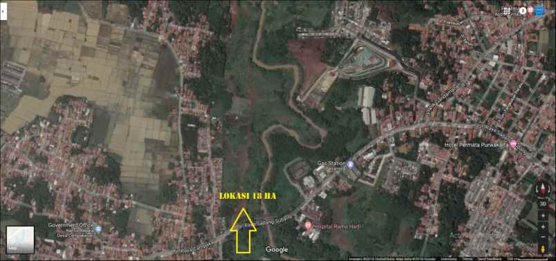 tanah jl raya sadang subang