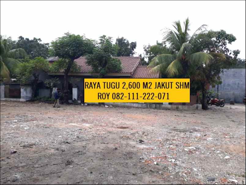 tanah jl raya tugu semper