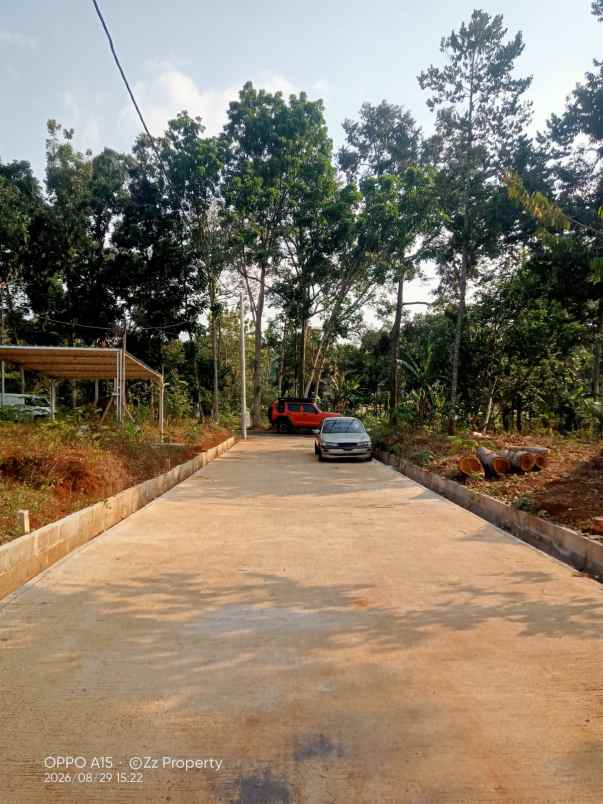 tanah kavling ciamik nempel aspal shm siap bangun