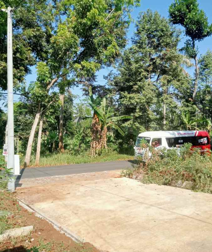 tanah kavling ciamik nempel aspal shm siap bangun