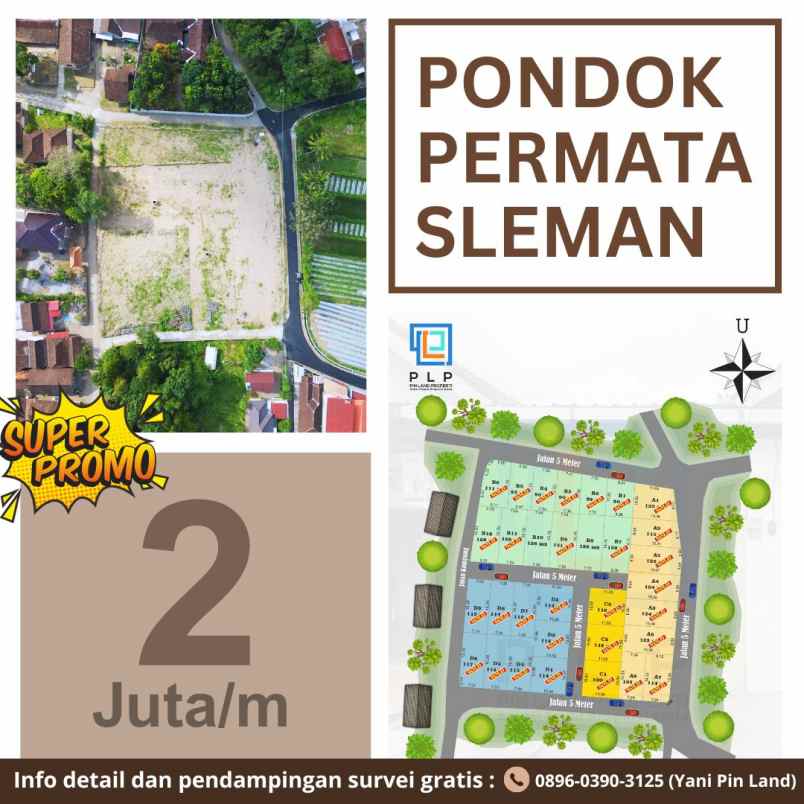 tanah shm pekarangan murah dekat polresta sleman