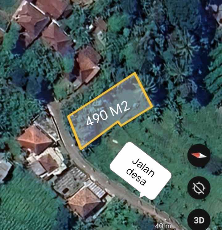 tanah view pegunungan ciater dekat wisata subang