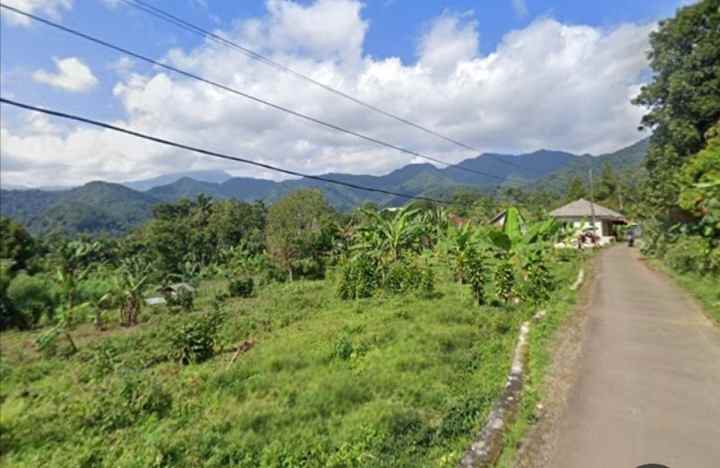 tanah view pegunungan ciater dekat wisata subang