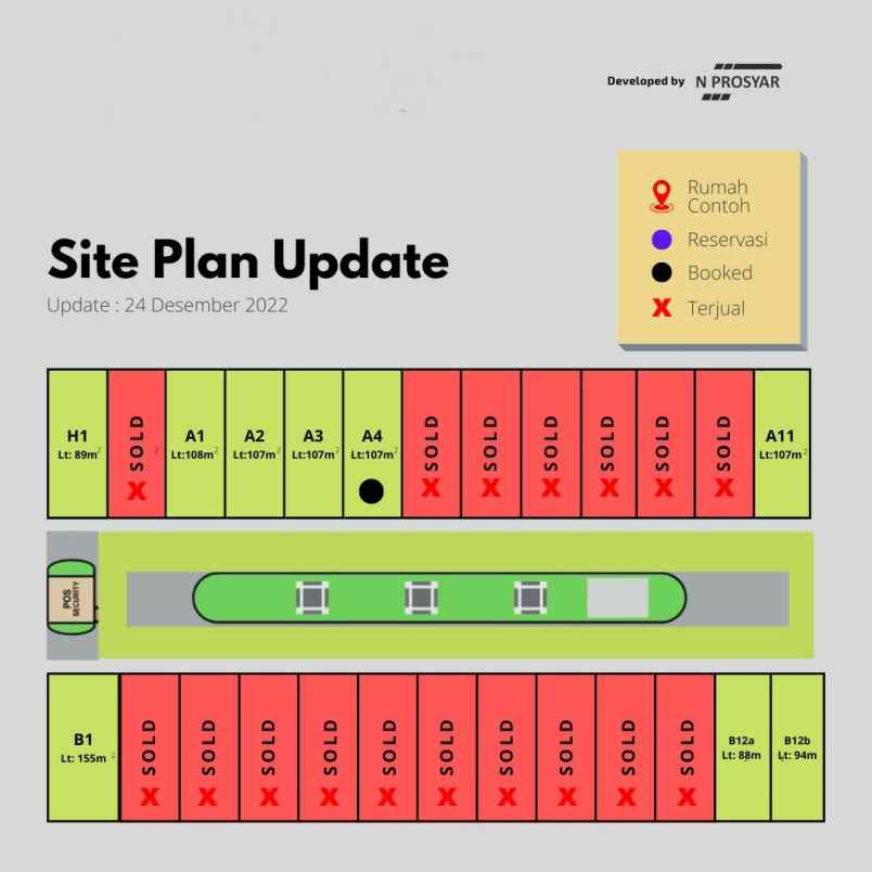 townhouse pondon aren nyaman dan strategis