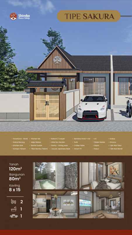 villa estetik hunian dan staycation