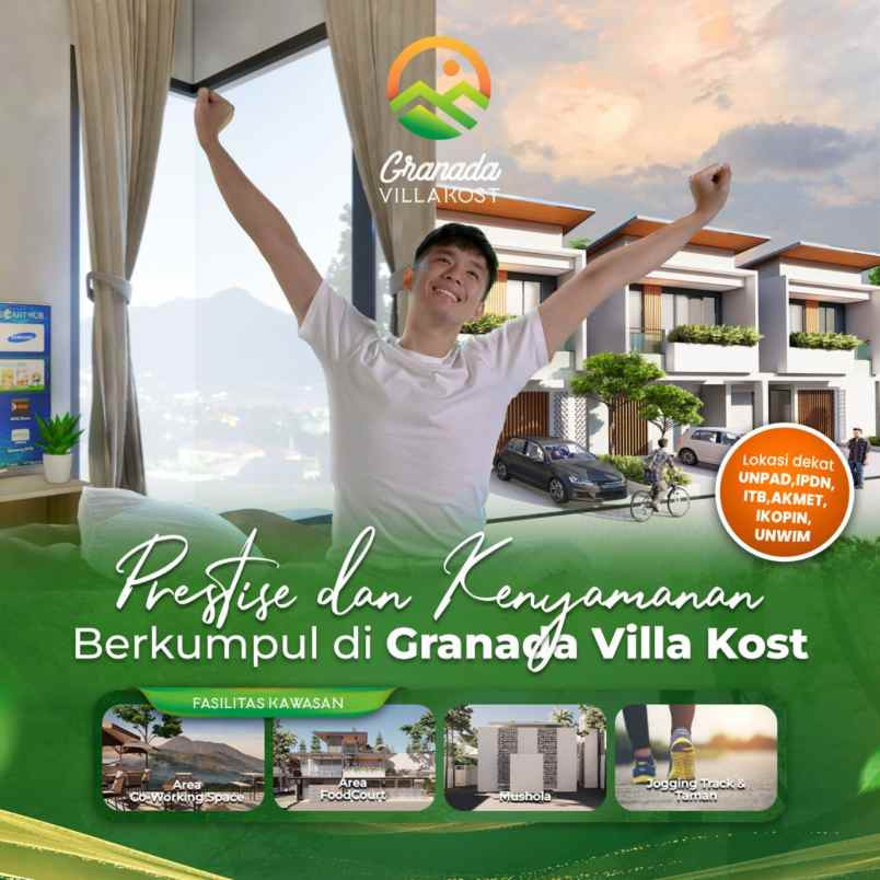 villa kost dekat kampus ipdn
