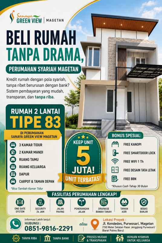 beli rumah tanpa drama perumahan syariah magetan